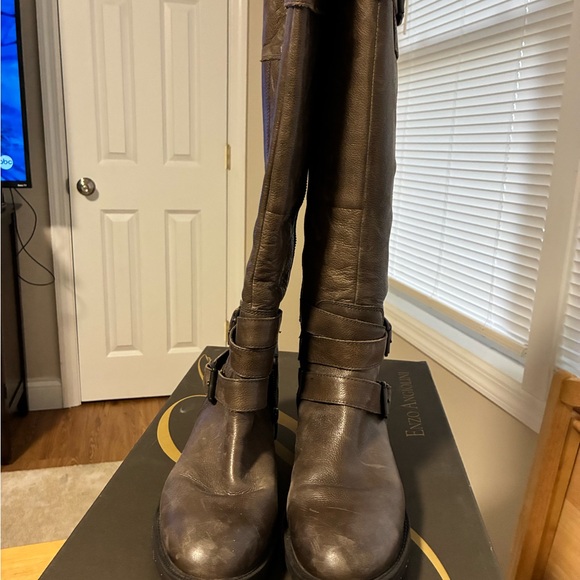 Enzo Angiolini Brown Winter & Rain Boots - Picture 1 of 3
